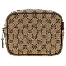 Gucci Beige Polyester Crossbody Bag Beige