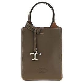Tod's Sac à main en cuir de veau bicolore Vert