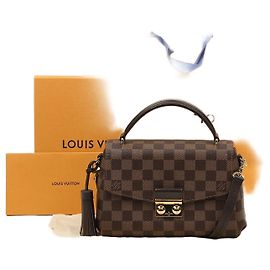 Louis Vuitton Borsa Tote Croisette Damier Ebene Marrone