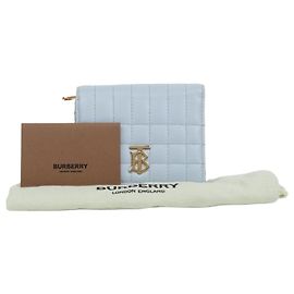 Burberry Cartera acolchada compacta Castaño