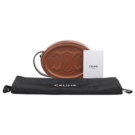 Céline Triomphe Crossbody Oval Pulse Marron