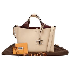 Tod's Mini Bolsa de Ombro Timeless Marrom