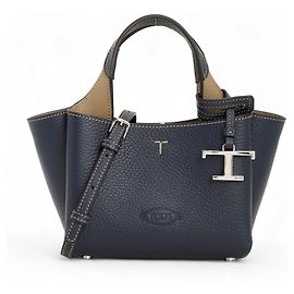 Tod's Borsa a Tracolla Micro Tote Timeless Blu