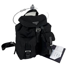 Petit sac à dos Prada noir Noir