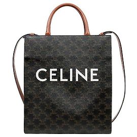 Céline Borsa Tote Trio Canvas Marrone