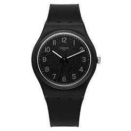 Autre Marque SWATCH Unisex Watch 151112476 Black Black