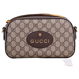 Gucci Bolsa Camera Small Canvas Neo Vintage Marrom