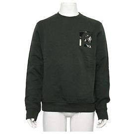 Hermès Crew Neck Sweatshirt with Embroidery Brown