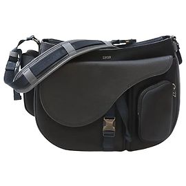 Dior Saddle Soft Bag Black Black