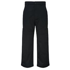 Thom Browne Cotton Twill Chap Painter Pants Schwarz