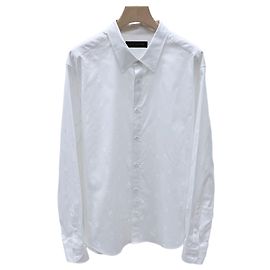 Louis Vuitton Monogram Printed Shirt White White