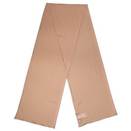 Dolce & Gabbana Lenço Wrap de Seda Bege para Mulher x Estola x Cachecol Bege