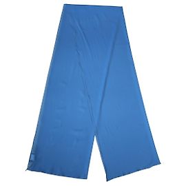 Dolce & Gabbana Blauer Seidenschal Stola Tuch Blau