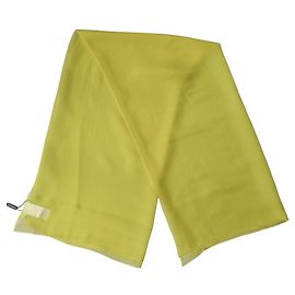 Dolce & Gabbana Pañuelo Wrap de Seda Amarillo x Scarf Amarillo