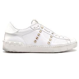 Valentino Hidden Open Rockstud Untitled Sneakers White