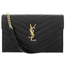 Autre Marque Borsa a tracolla Cassandra Monogram Matelassé Envelope Gold WOC con catena Multicolore