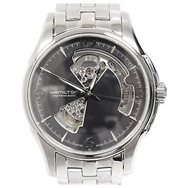 Autre Marque Relógio Automático Steel Open Heart Jazzmaster Marrom