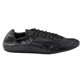 Sneakers Prada in pelle nera Nero