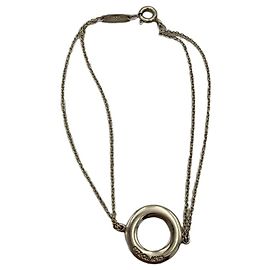TIFFANY & CO. Pulseira de prata com corrente dupla Prata