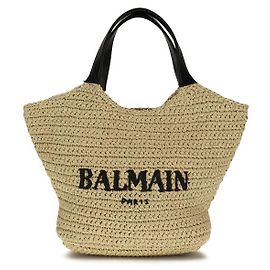 Balmain Borsa a tracolla in viscosa beige Beige