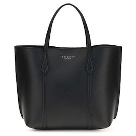 Tory Burch  mala Bos Taurus em couro de bezerro preto Preto