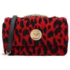 Versace Red Wool Shoulder Bag Red