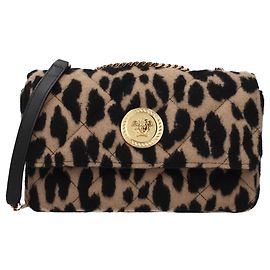 Versace Bolsa de ombro em lã castanha Marrom