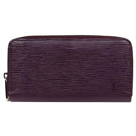 Louis Vuitton Carteira Longa Epi Roxa Roxo