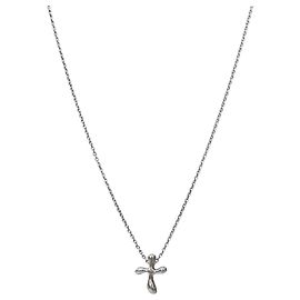 Tiffany & Co Collana Croce in Argento Argento