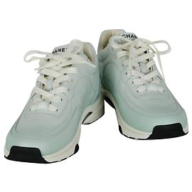 Sneakers Chanel in pelle marrone Marrone