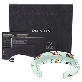 Prada Fascia Logo Triangle Marrone