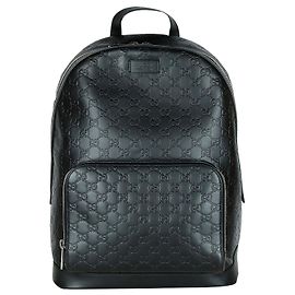 Mochila Gucci de couro marrom Marrom