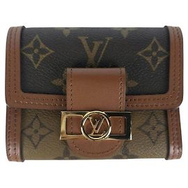 Louis Vuitton Portefeuille Compact Dolphin Reverse Monogram Multicolore