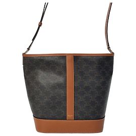 Céline  mala Bucket Triomphe Medium Marrom