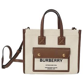 Burberry Mini Sac à Main et Épaule Freya Marron