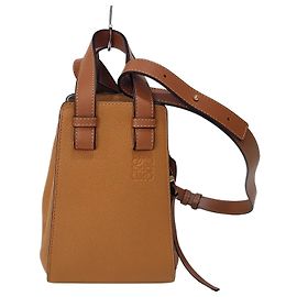 Loewe Hammock Compact Tote Shoulder Bag Brown