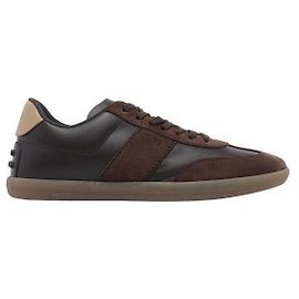 Tod's Suede Leather Sneakers Brown