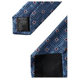 Dolce & Gabbana Blue Patterned % Silk Adjustable Men Tie Blue