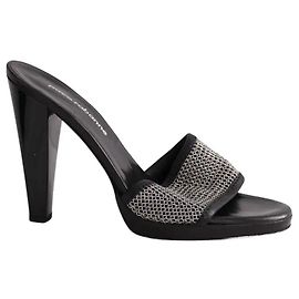 Saltos pretos Paco Rabanne Preto