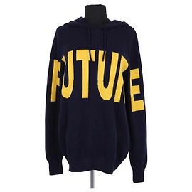 Autre Marque Sweatshirt com capuz azul marinho Azul marinho