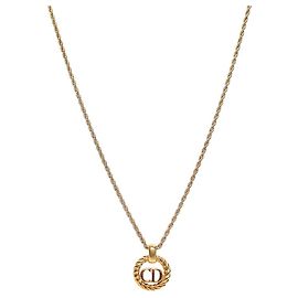 Dior Colar Round CD Gold Dourado