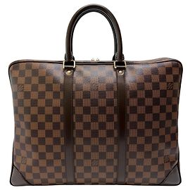 Louis Vuitton Damier Forte Document Holder Briefcase Brown