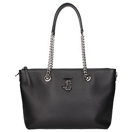 Jimmy Choo Borsa a tracolla in pelle nera Nero