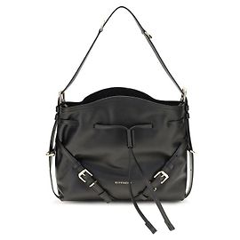 Givenchy Black Calf Leather Bos Taurus Backet Bag Black