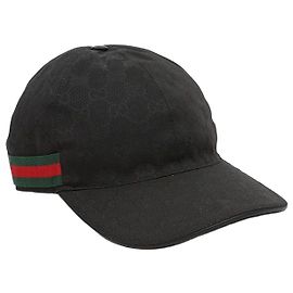 Gucci Schwarzer Hut Schwarz