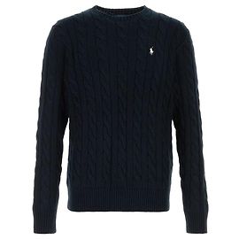 Ralph Lauren Cable Knit Sweater Navy Blue