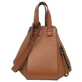 Loewe Petit sac à épaule Hammock Marron Marron
