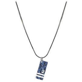 Dior Collana Blue Trotter Silver Blu