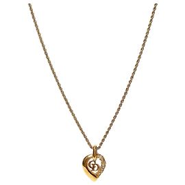 Dior Collar Cubic Leaf CD Gold Dorado