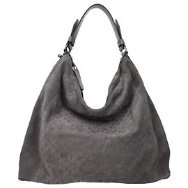 Jimmy Choo Bolsa de ombro em couro cinza Marrom